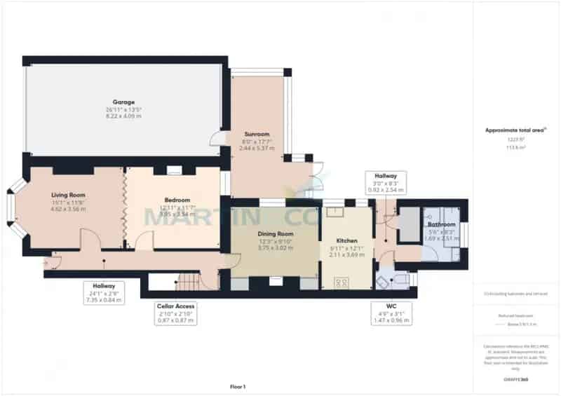 1 bedroom Flat
 For Sale