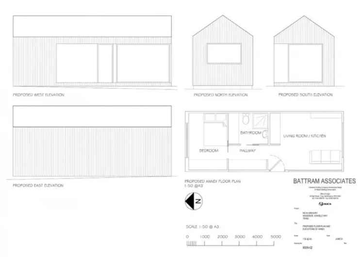 2 Bed Detached Bungalow with Planning Permission for 5 Bed House and Annexe