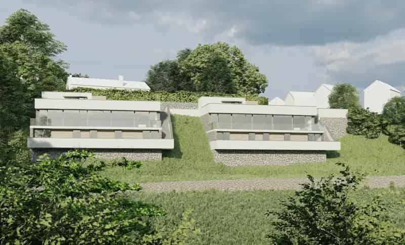 Building Land with Planning Permission for Two Contemporary Homes