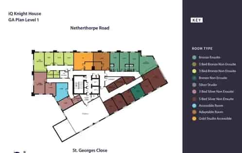 1 room flat of 17 m² in Sheffield