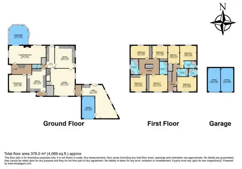 7 Bedroom Detached House with Triple Garage and Panoramic Views