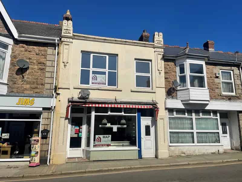 Camborne Town Centre Terraced Building - Shop and Apartments