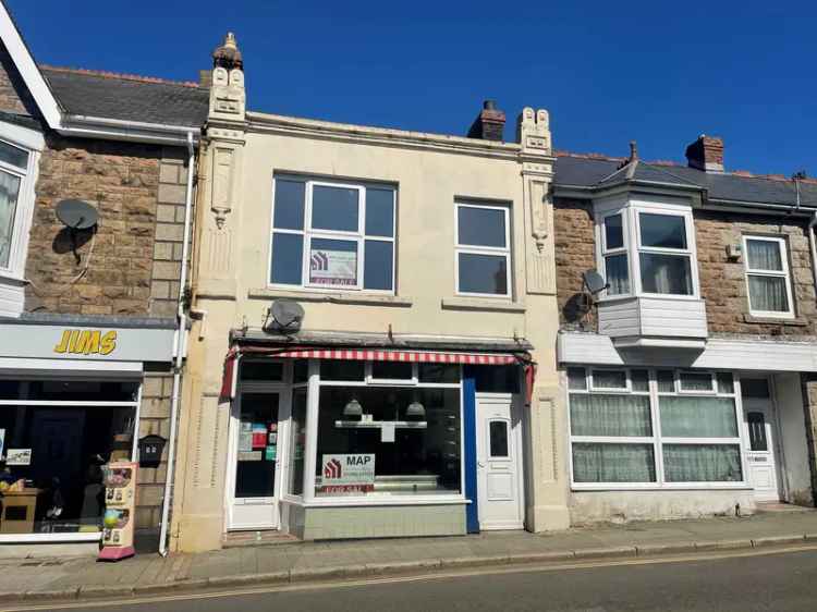 Camborne Town Centre Terraced Building - Shop and Apartments