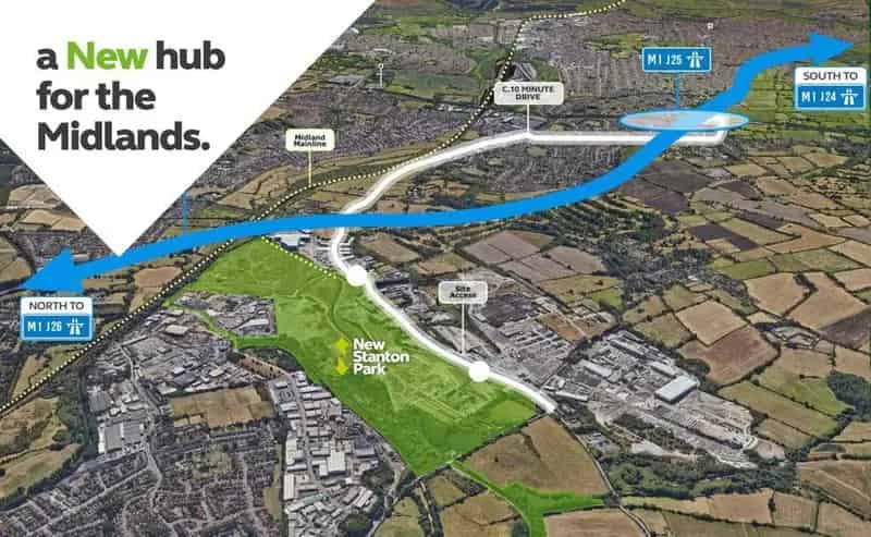 Industrial Warehouse Units with Rail Link Near M1 J25