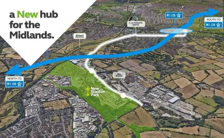 Industrial Warehouse Units with Rail Link Near M1 J25