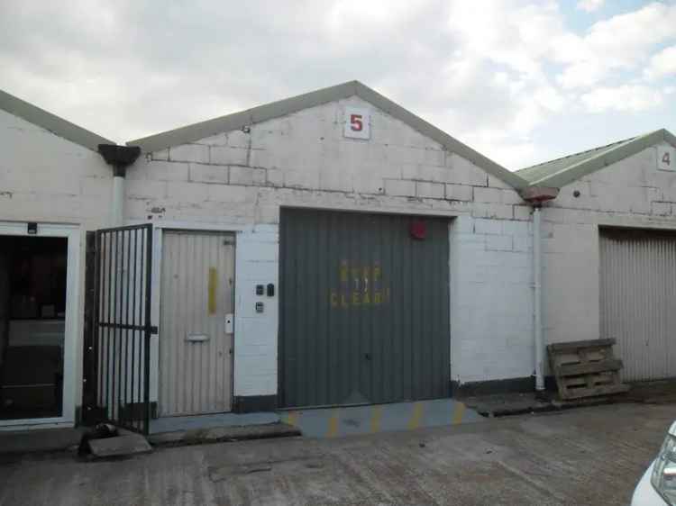 Mid Terrace Warehouse Unit To Let