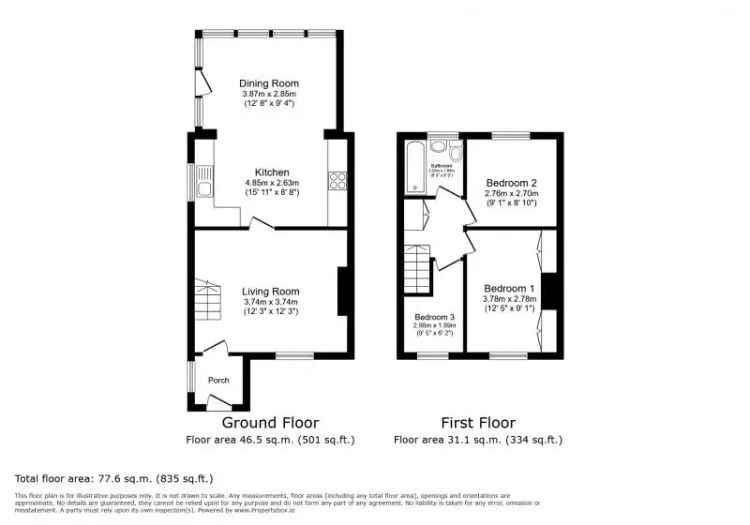 3 Bedroom Semi Detached Cottage Near Mirfield