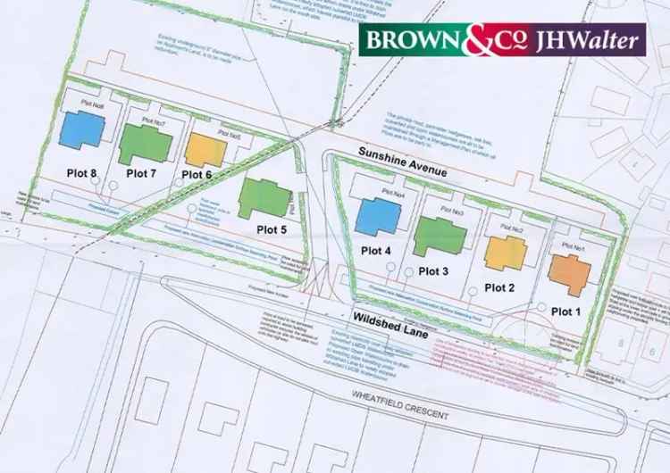 7 Detached Houses & 1 Dormer Bungalow Planning Permission