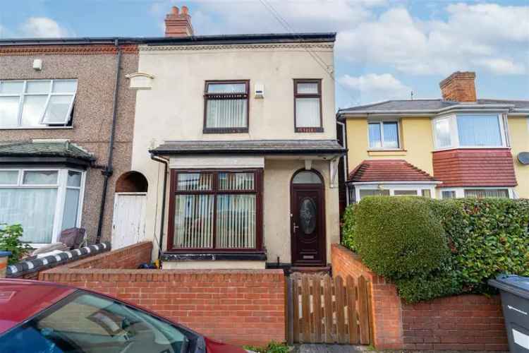 4 bedroom end of terrace house for sale