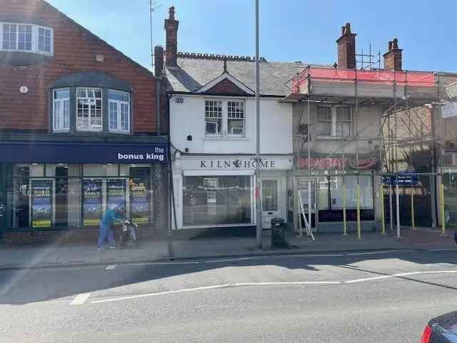 High Street Shop with Planning Permission for Flat Conversion