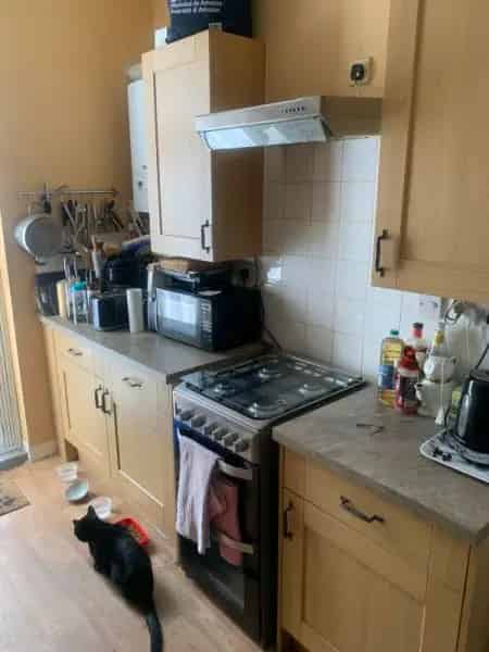 Ground Floor Flat with Private Kitchen and Large Balcony