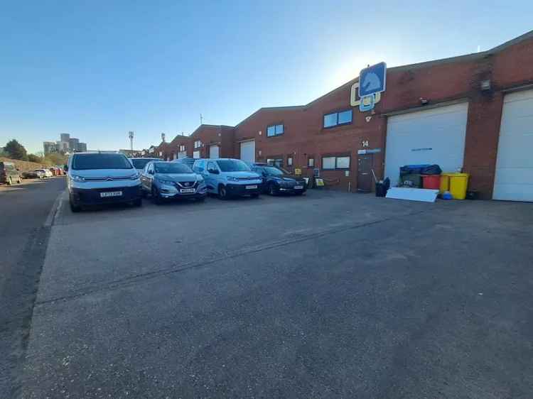 Mid Terrace Industrial Unit Steel Frame 7 Parking Spaces