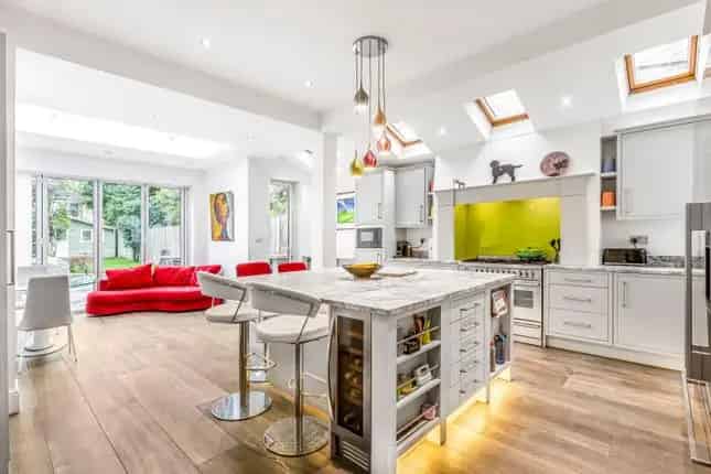 3 Floor Terraced House Kew Road Richmond Family Home Garden Studio