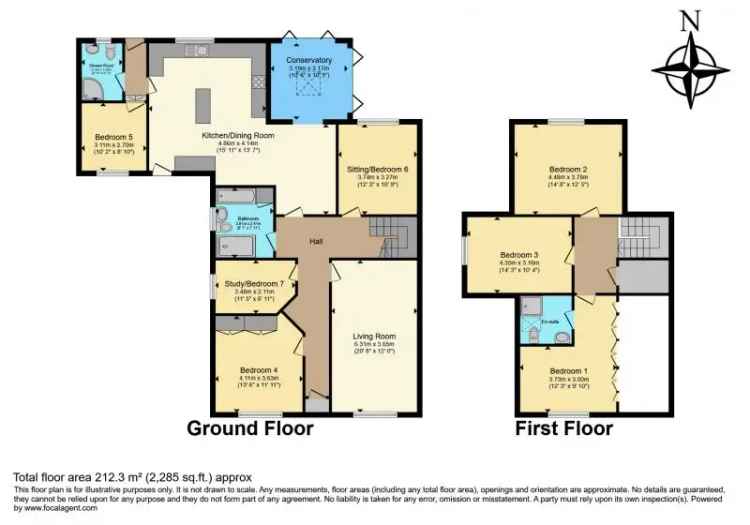 7 Bedroom Detached House with Countryside Views