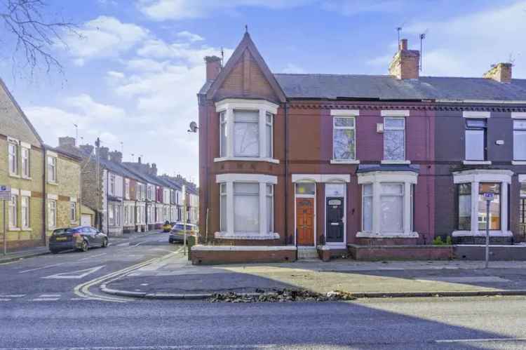 3 Bedroom End Terrace House to Rent Liverpool L6