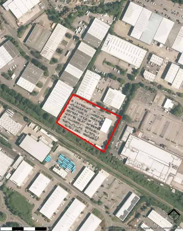 Secure Open Storage Yard with Remote Gates