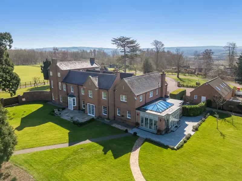 7-Acre Georgian Estate with Indoor Pool Equestrian Facilities