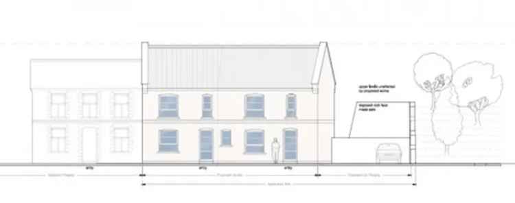 Llanhilleth Land Investment Two 2-Bedroom Houses Planning Permission