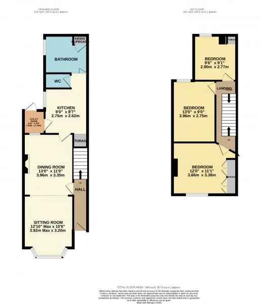 3 Bedroom End Terrace House Victorian Style Bletchley