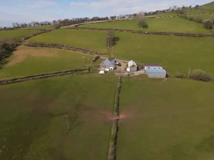 145 Acre Hill Farm with 4 Bedroom Farmhouse and Outbuildings in Brecon Beacons