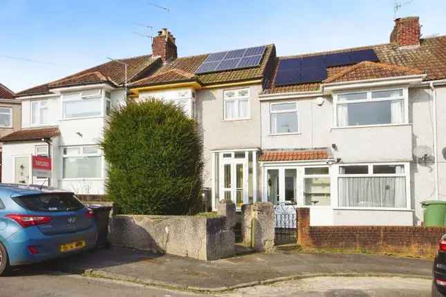 Terraced House for Sale Needs Modernisation Double Garage Solar Panels