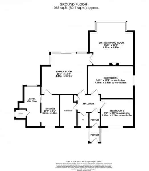 2 Bedroom Detached Bungalow for Sale