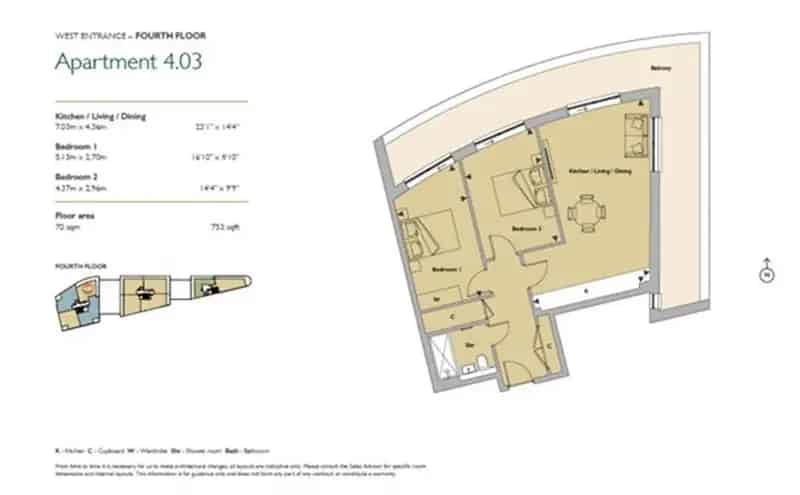 Stunning 2-Bed Penthouse Apartment with Balcony and Garden Access