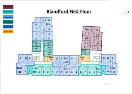 17m² Southampton Flat En-Suite Rooms Communal Kitchen