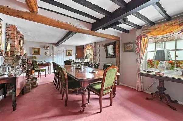 Grade II Listed 5-Bedroom Home with Pool and Garage