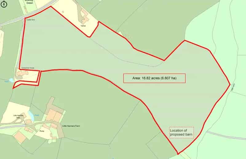 16.82 Acres with Planning Consent High Weald AONB