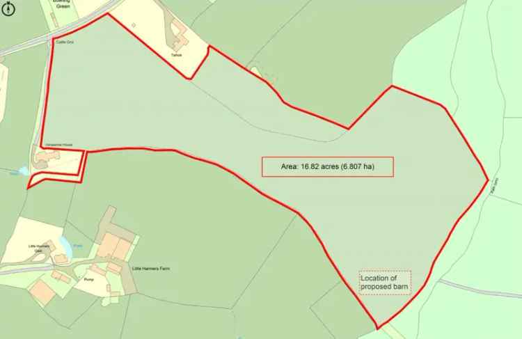 16.82 Acres with Planning Consent High Weald AONB