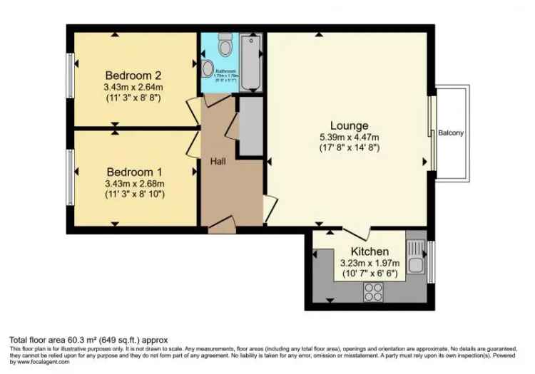 2 Bedroom Flat near Bournemouth Beach Garage Parking