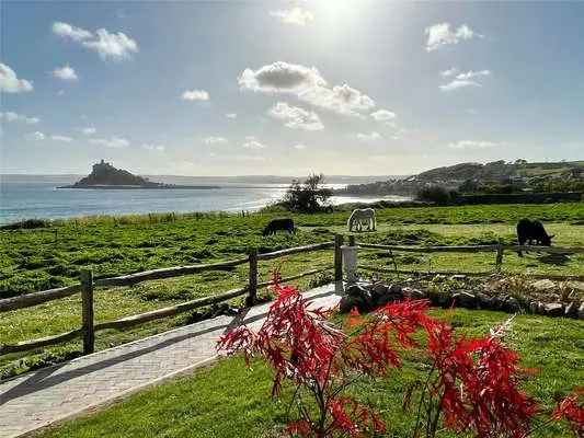 Luxury Beach House with Stunning Mounts Bay Views