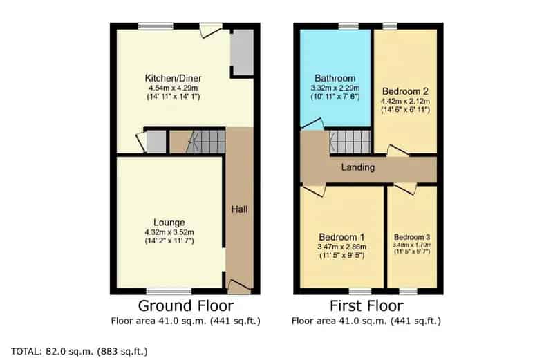 3 Bed End Terraced House for Sale