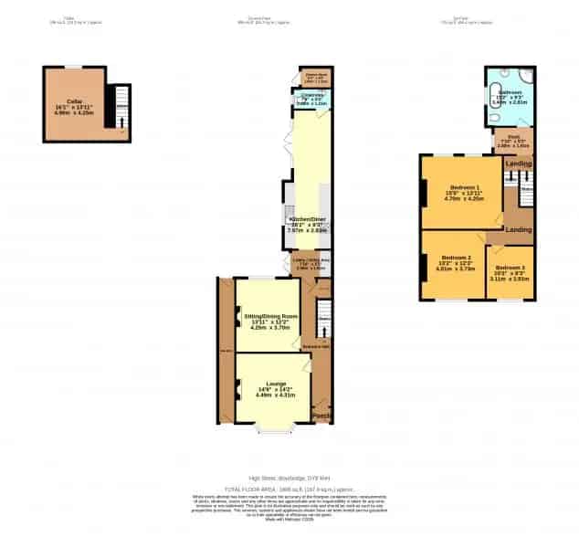 3 Bedroom Terraced House Wollaston Period Charm Modern Practicality