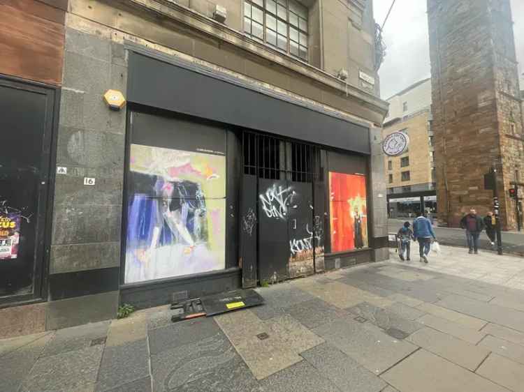 Merchant City Retail Unit - Refurbished Ground Floor Space