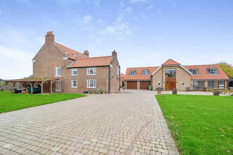 Stunning Farmhouse with 7+ Acres, Pool, Stables & Micro-Pub