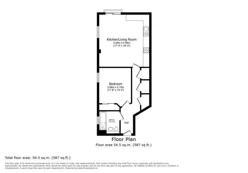 1 Bedroom Flat near Gunwharf Quays - Open Plan Living & Underground Parking