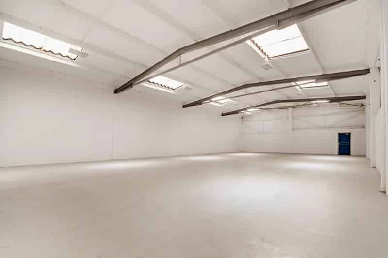 Steel Portal Frame Units with Office Space and Parking