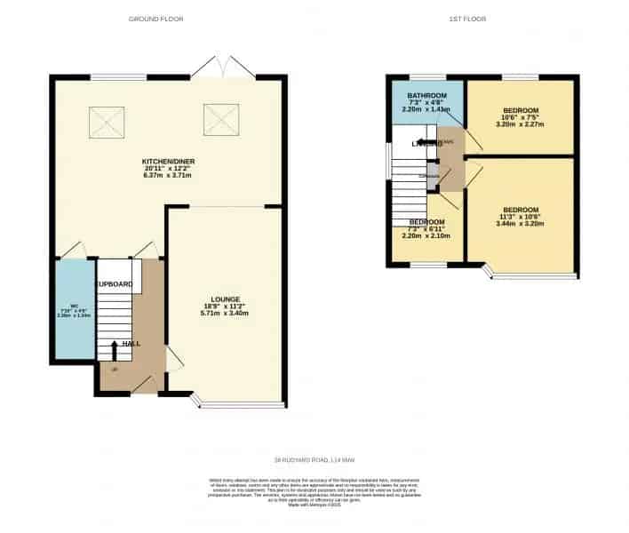 3 Bedroom Semi Detached House Extended Kitchen Garden Parking