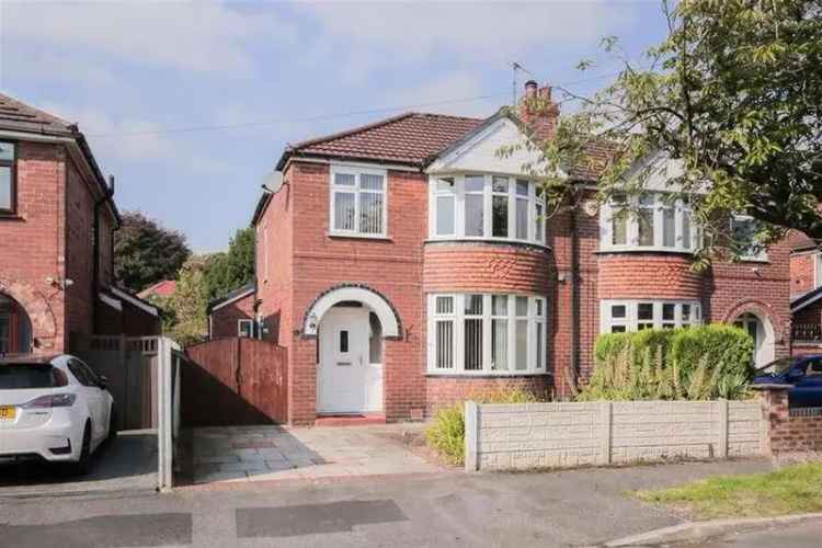 3 Bedroom Semi Detached House for Sale Timperley