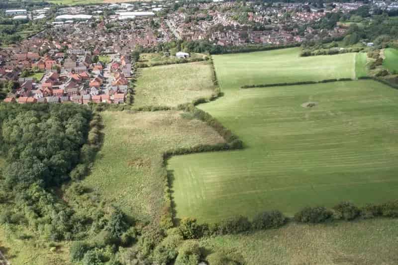10 Acres with Derelict Farmhouse and Farm Buildings Development Potential