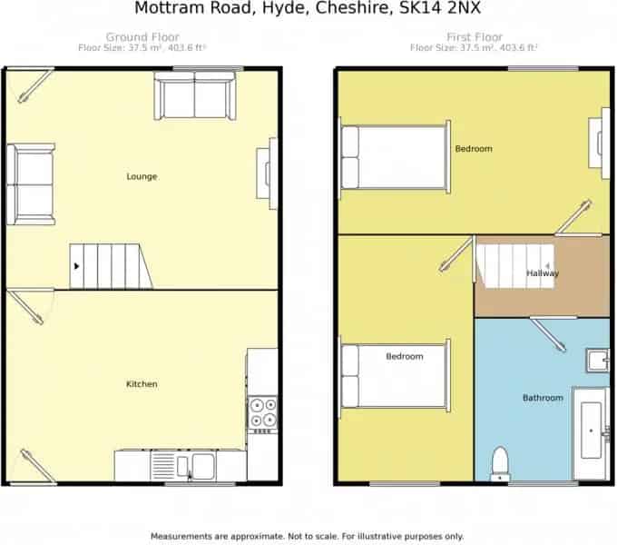 2 Bedroom Terrace House Godley