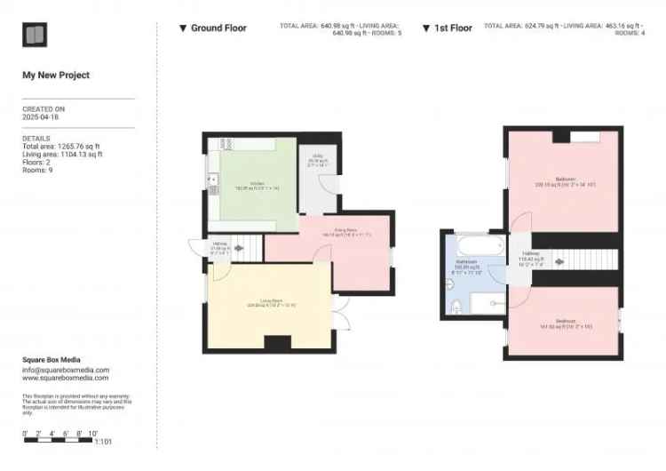 2 Bedroom End Terrace House For Sale
