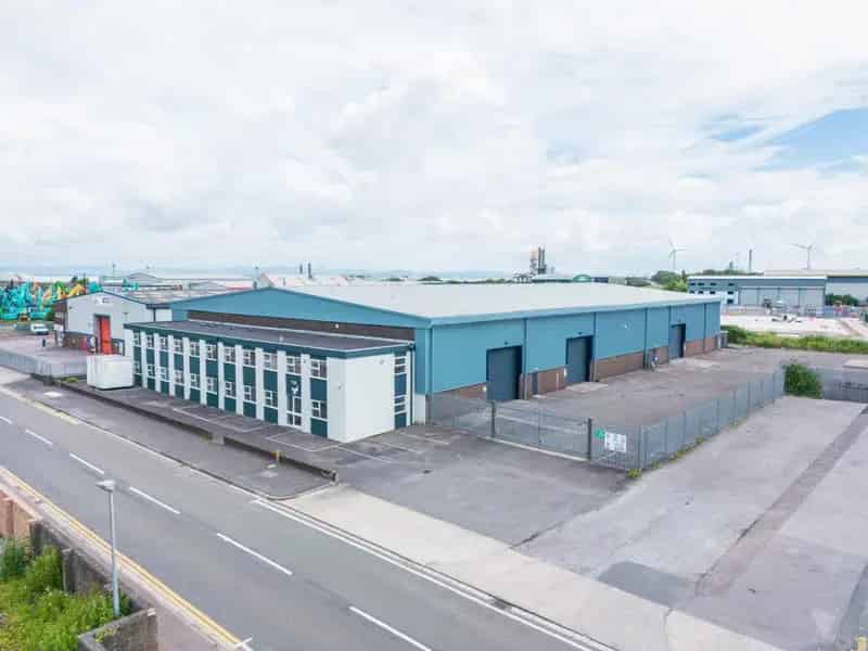 Warehouse Industrial Building with Office Space and Secure Yard