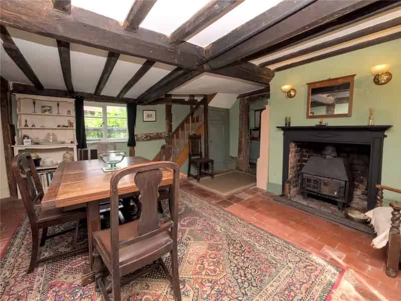 3 Bedroom Detached House Brimfield Ludlow Grade II Listed Barn Conversion Potential