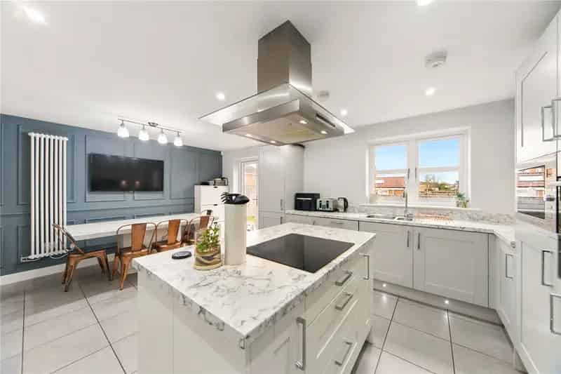 Five Bedroom Family Home Elegant Design High End Kitchen