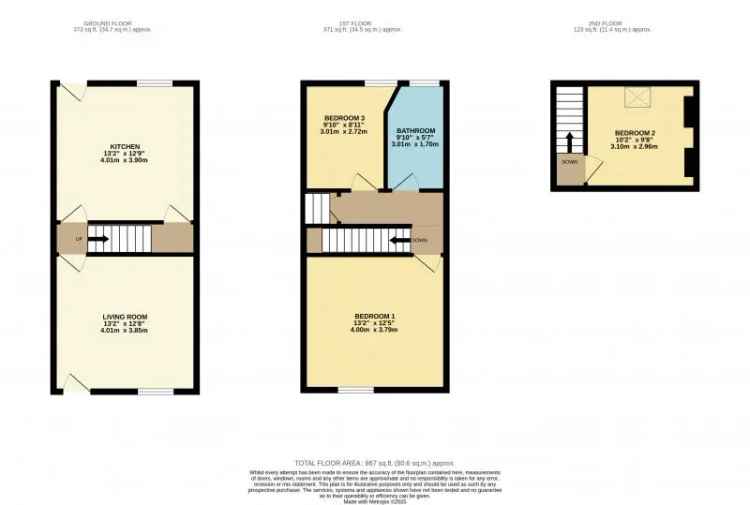 3 Bedroom Terraced House Near Barnsley Town Centre