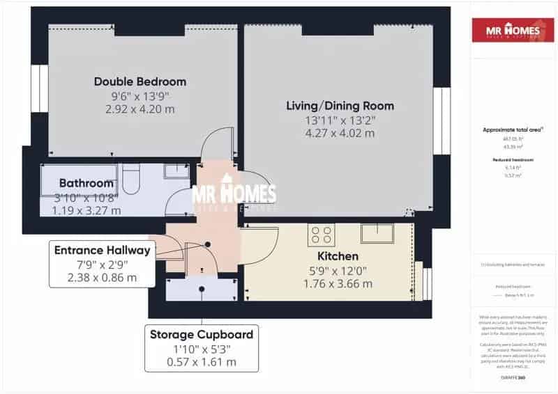 1 Bed Flat for Sale Near Shops and Transport