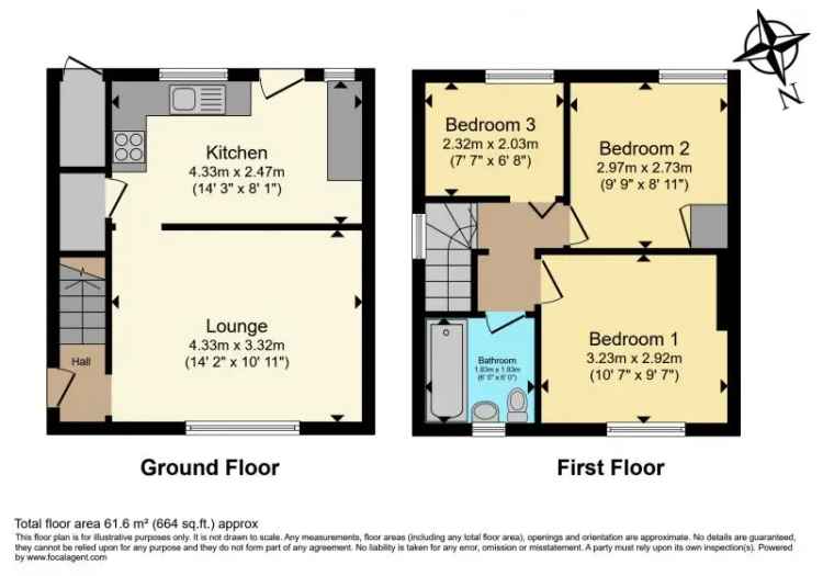3 Bedroom Semi Detached House Aspley Large Garden Solar Panels